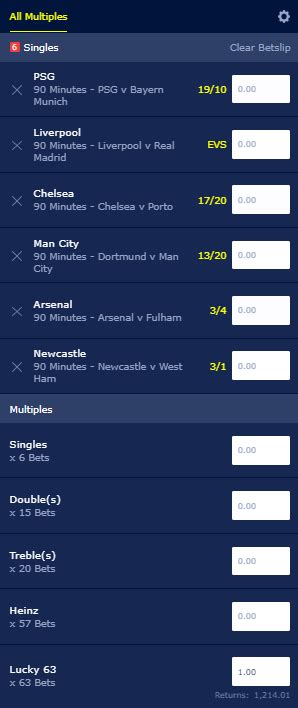 lucky 63 bet calculator william hill|william hill nederland.